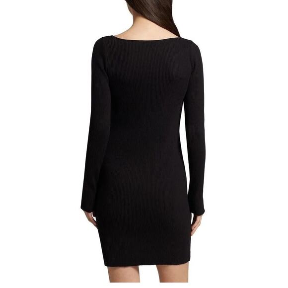 Vince Black Square Neck Knit Dress
Long Sleeves Ribbed Mini Dress Size: Medium - Picture 3 of 9